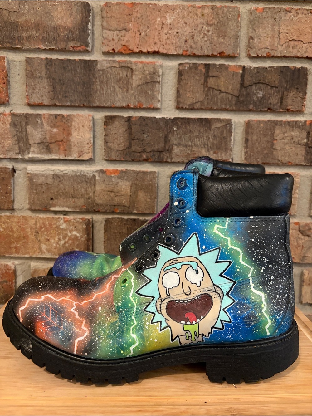 Timberland Multicolor Galaxy Rick & Morty Graphic Boots
